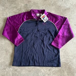 Vintage FILA 1/4 Zip Sweater Jacket Size XL Women's Unisex